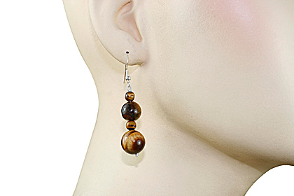 SKU 12188 unique Tiger eye earrings Jewelry