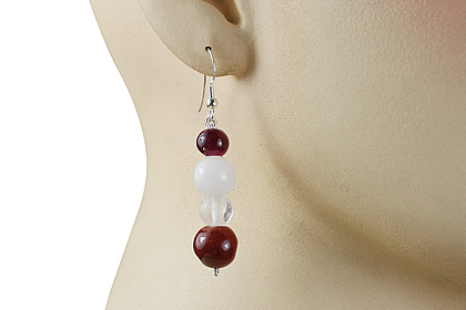 SKU 12242 unique Multi-stone earrings Jewelry