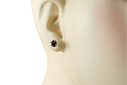 SKU 12244 unique Garnet earrings Jewelry