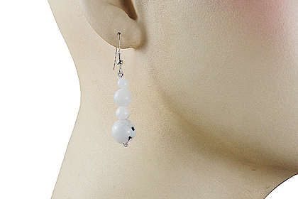 SKU 12257 unique Moonstone earrings Jewelry