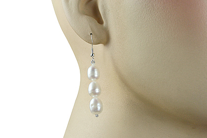 SKU 12268 unique Pearl earrings Jewelry