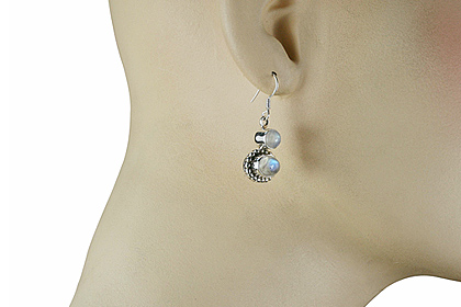 SKU 12273 unique Moonstone earrings Jewelry