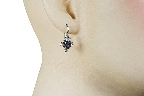 SKU 12305 unique Iolite earrings Jewelry