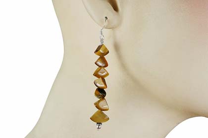 SKU 12380 unique Tiger eye earrings Jewelry