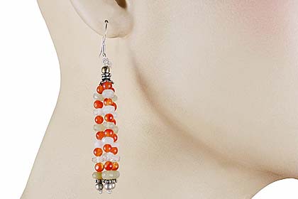 SKU 12381 unique Multi-stone earrings Jewelry