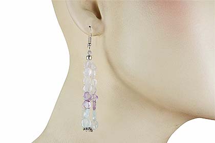SKU 12384 unique Multi-stone earrings Jewelry