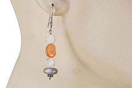 SKU 12385 unique Multi-stone earrings Jewelry