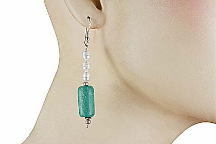 SKU 12386 unique Turquoise earrings Jewelry