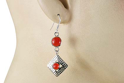 SKU 12404 unique Carnelian earrings Jewelry