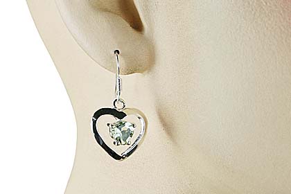 SKU 12421 unique Green amethyst earrings Jewelry