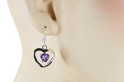 SKU 12422 unique Amethyst earrings Jewelry