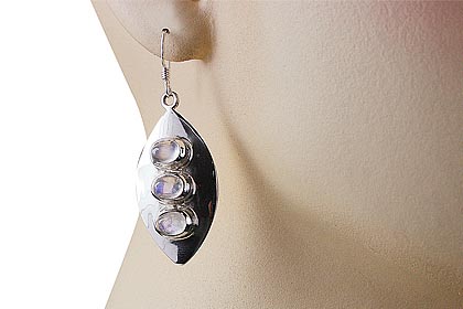 SKU 12551 unique Moonstone earrings Jewelry