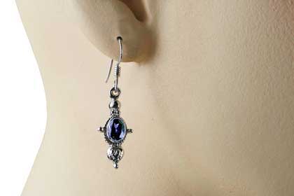SKU 12561 unique Iolite earrings Jewelry