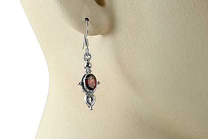 SKU 12564 unique Garnet earrings Jewelry