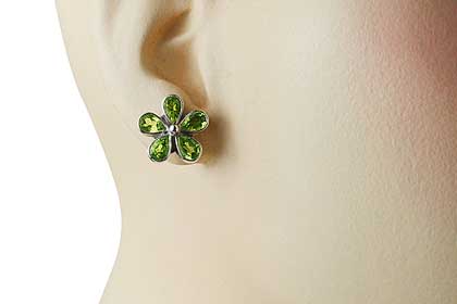SKU 12567 unique Peridot earrings Jewelry