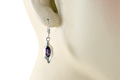 SKU 12571 unique Amethyst earrings Jewelry