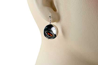 SKU 12574 unique Garnet earrings Jewelry
