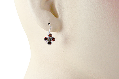 SKU 12577 unique Garnet earrings Jewelry