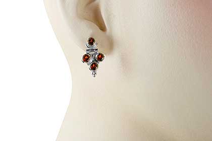SKU 12580 unique Garnet earrings Jewelry