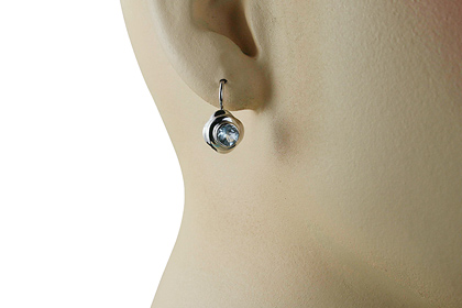 SKU 12582 unique Blue topaz earrings Jewelry