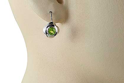 SKU 12583 unique Peridot earrings Jewelry