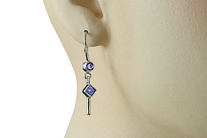 SKU 12585 unique Iolite earrings Jewelry