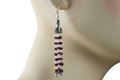 SKU 12652 unique Garnet earrings Jewelry