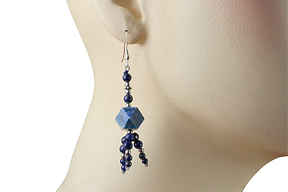 SKU 12656 unique Rose quartz earrings Jewelry