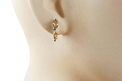 SKU 12808 unique Citrine earrings Jewelry