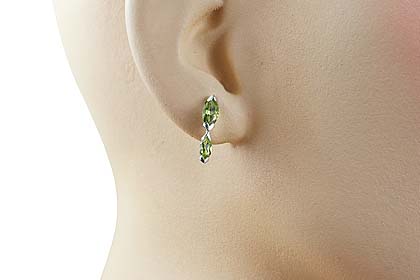 SKU 12810 unique Peridot earrings Jewelry