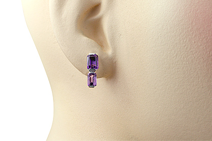 SKU 12815 unique Amethyst earrings Jewelry