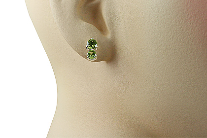 SKU 12819 unique Peridot earrings Jewelry