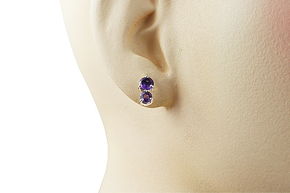 SKU 12820 unique Amethyst earrings Jewelry