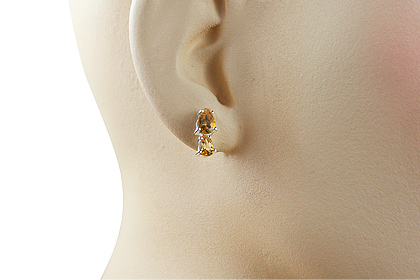 SKU 12822 unique Citrine earrings Jewelry