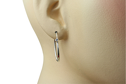 SKU 12839 unique Blue topaz earrings Jewelry