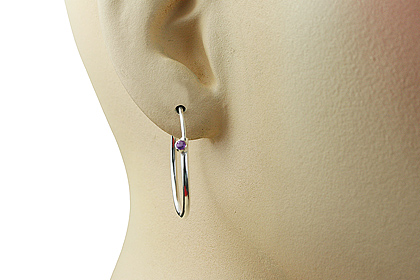 SKU 12841 unique Amethyst earrings Jewelry