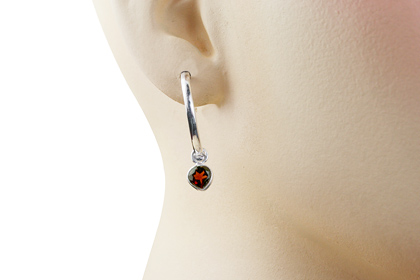 SKU 12843 unique Garnet earrings Jewelry