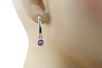 SKU 12845 unique Amethyst earrings Jewelry