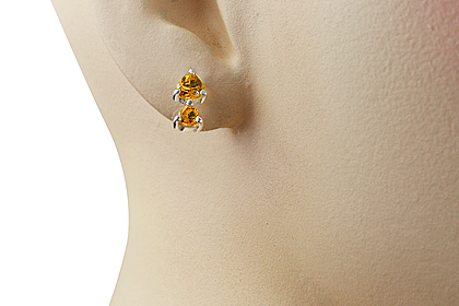 SKU 12860 unique Citrine earrings Jewelry