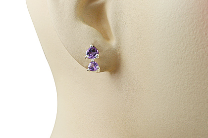 SKU 12861 unique Amethyst earrings Jewelry