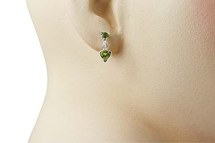 SKU 12864 unique Peridot earrings Jewelry