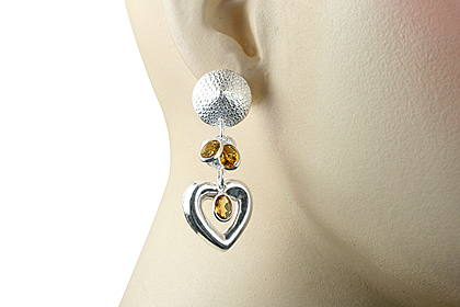 SKU 12899 unique Citrine earrings Jewelry