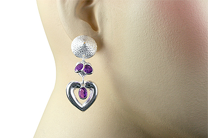 SKU 12900 unique Amethyst earrings Jewelry