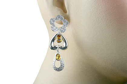SKU 12914 unique Citrine earrings Jewelry