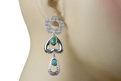 SKU 13024 unique Turquoise earrings Jewelry