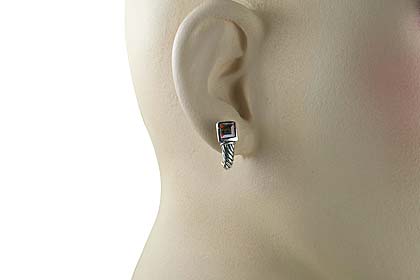 SKU 13108 unique Garnet earrings Jewelry