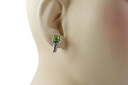 SKU 13109 unique Peridot earrings Jewelry