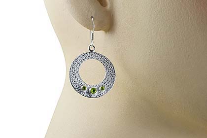 SKU 13114 unique Peridot earrings Jewelry