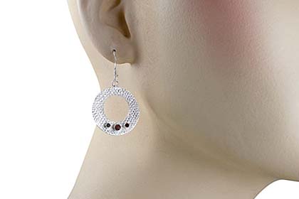 SKU 13116 unique Garnet earrings Jewelry