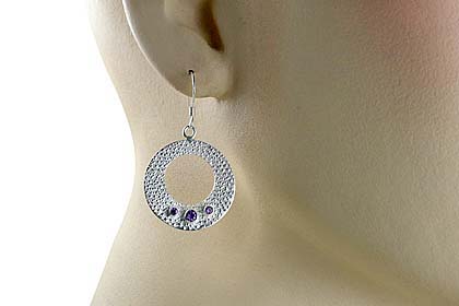 SKU 13117 unique Amethyst earrings Jewelry
